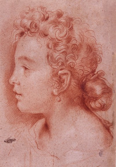 Portrait of Faustina Maratti by Carlo Maratta or Maratti